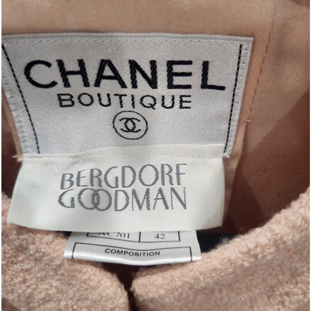Chanel Pink Tweed Blazer Jacket - Spring/Summer 1998P - Picture 5 of 12